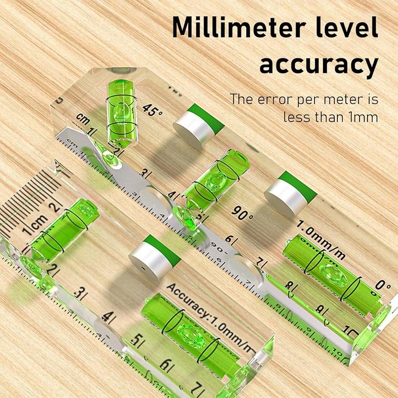 102x25x15MM 90 180 Degree Bubble Level Tool For Mechanics Picture Hanging Construction Check - Image 5