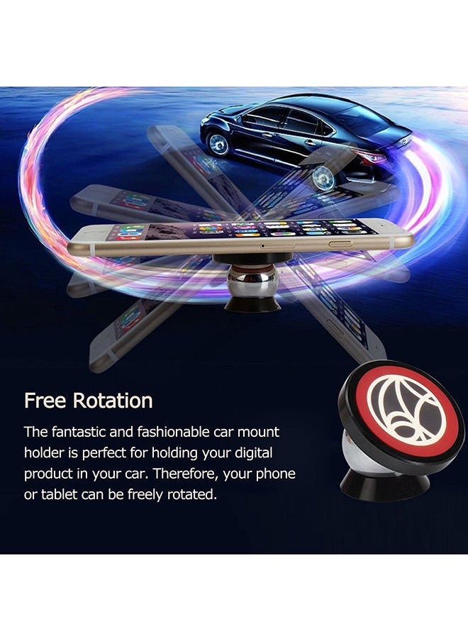 Phone Planet - A practical magnetic base to hold the mobile phone for easy installation and use, 360-Degree Rotating  BLACK - Image 1