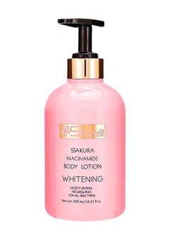 Shawill Shawel Sakura Niacinamide Whitening Body Lotion - 500ml 
