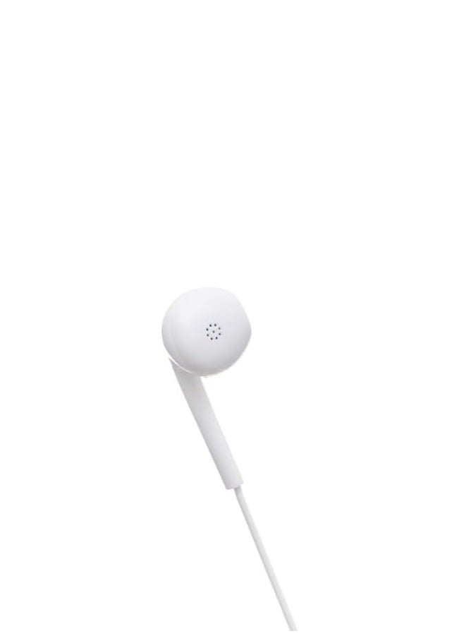 Celebrat G12 Stereo Wired Earphones with Microphone - White - Image 2