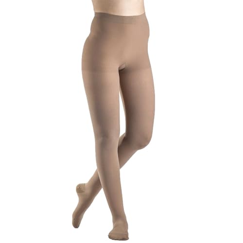 sigvaris جوارب ضاغطة مفتوحة الأصابع للنساء من SIGVARIS DYNAVEN 20-30 مم زئبقي - Image 1