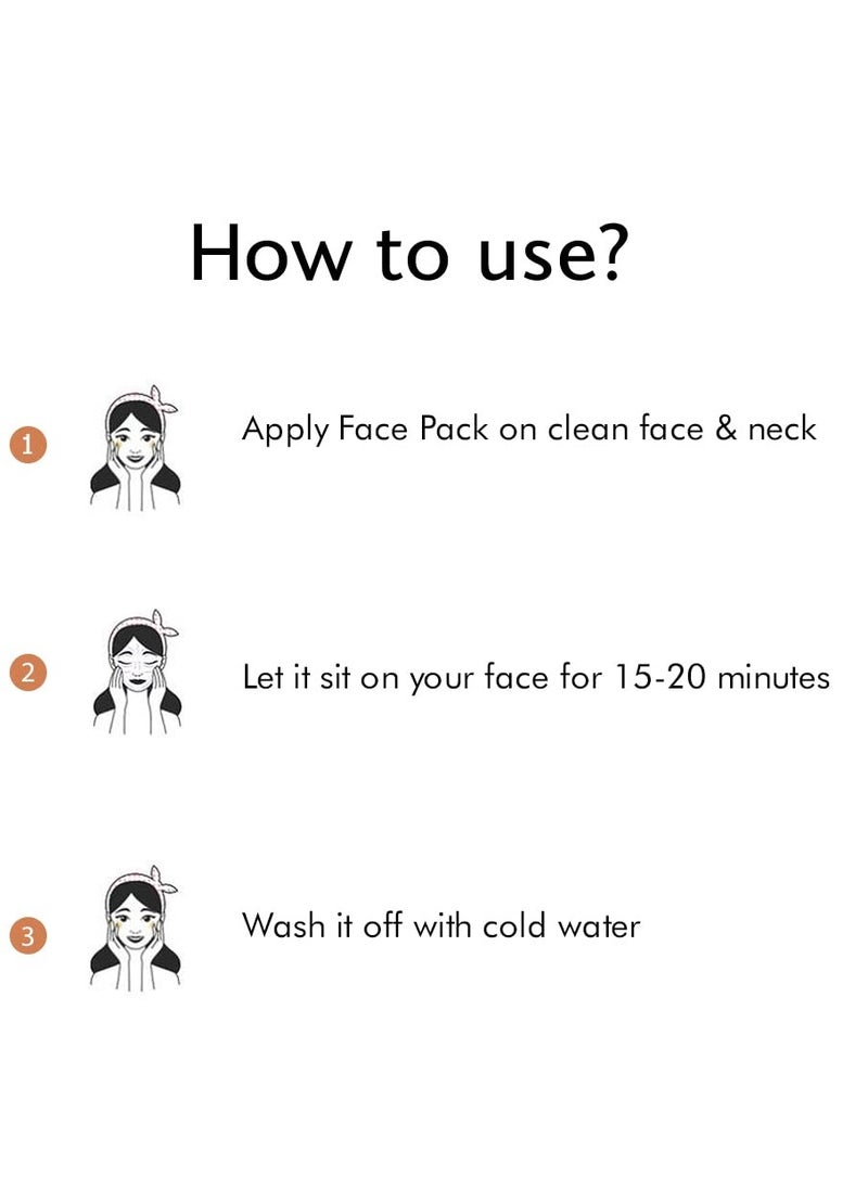 Inveda Kumkumadi Tailam Face Pack for Acne Pigmentation 100ml
