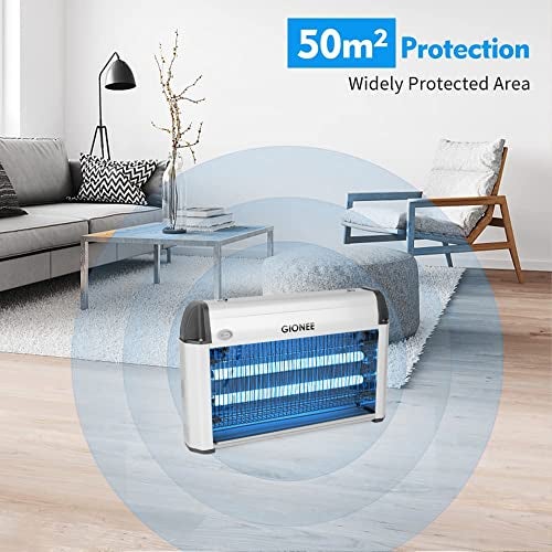 GIONEE 1 Ft Electric Bug Zapper Fan | 4000V High Current Fly & Insect Killer with UV Blue Light | Indoor Insect Control for Home & Commercial Use (Not for Mosquitoes) - Image 5