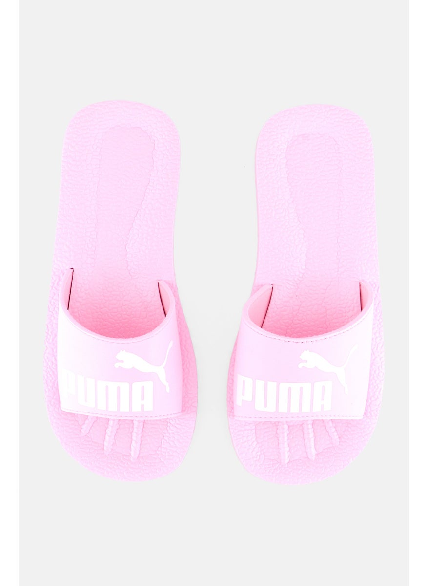PUMA Kids Boy Purecat Slide Slipper, Pearl Pink  - Image 3