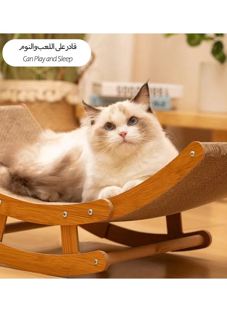 Generic 1 Pcs Wooden Cat Scratching board, Cat chair and sofa, Scratch resistant  - Image 3