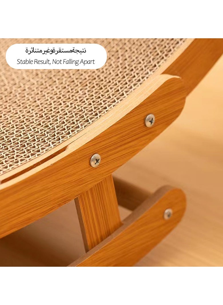 Generic - 1 Pcs Wooden Cat Scratching board, Cat chair and sofa, Scratch resistant - Image 1