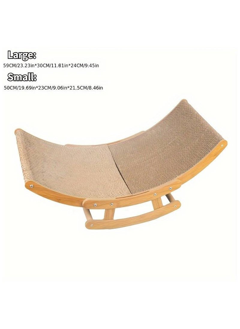 Generic - 1 Pcs Wooden Cat Scratching board, Cat chair and sofa, Scratch resistant - Image 1