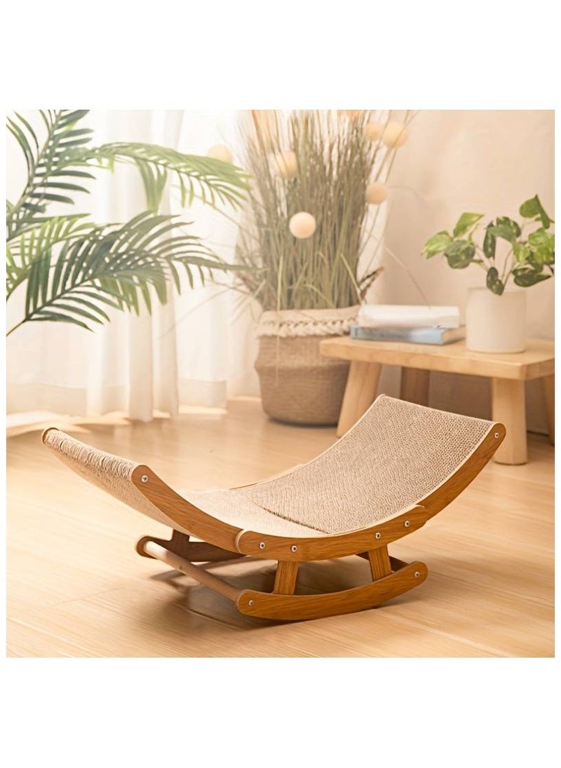 Generic - 1 Pcs Wooden Cat Scratching board, Cat chair and sofa, Scratch resistant - Image 1