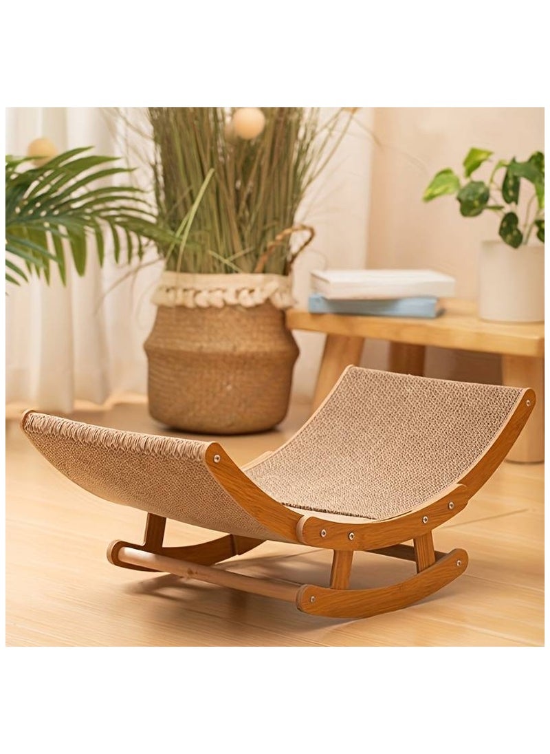 Generic 1 Pcs Wooden Cat Scratching board, Cat chair and sofa, Scratch resistant  - Image 5
