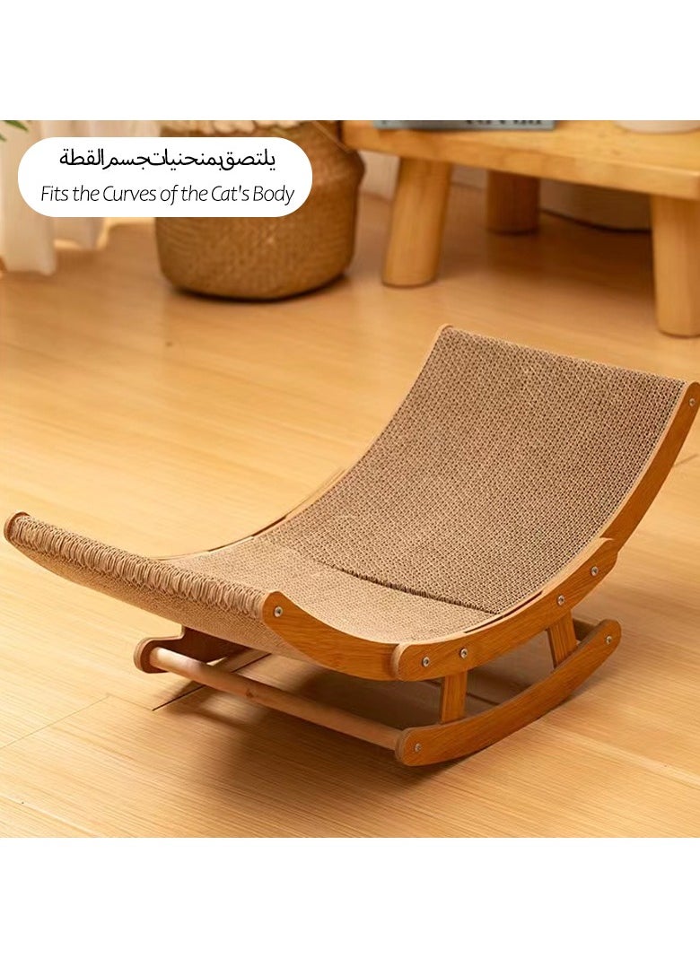 Generic 1 Pcs Wooden Cat Scratching board, Cat chair and sofa, Scratch resistant  - Image 4
