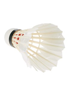 Li-Ning A2 Feather Shuttlecock | Speed 77 | Colour: White | Pack of 12 Shuttles | Badminton Sports  - Image 3