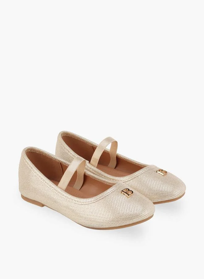 Flora Bella By Shoexpress Flora Bella Girls Elasticated Strap Ballerina Shoes