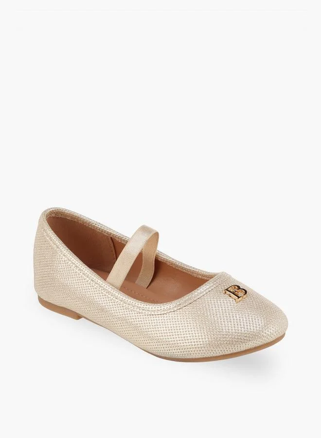 Flora Bella By Shoexpress Flora Bella Girls Elasticated Strap Ballerina Shoes