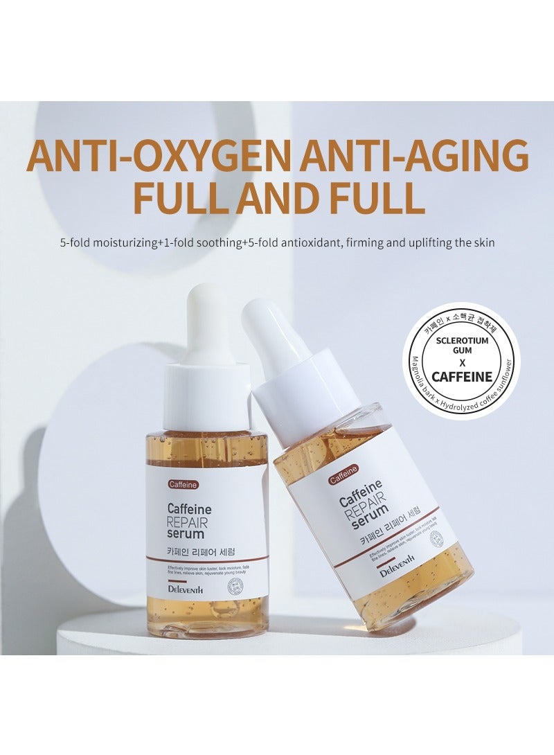 DEleventh Korean Brand Caffeine Repair Face Serum 37ml / with Natural Extracts, Anti-Aging, Reduce Puffiness, Deeply Hydrate, Improve Skin, Fade Fine Lines, Relieve and Revitalize Skin - Image 2