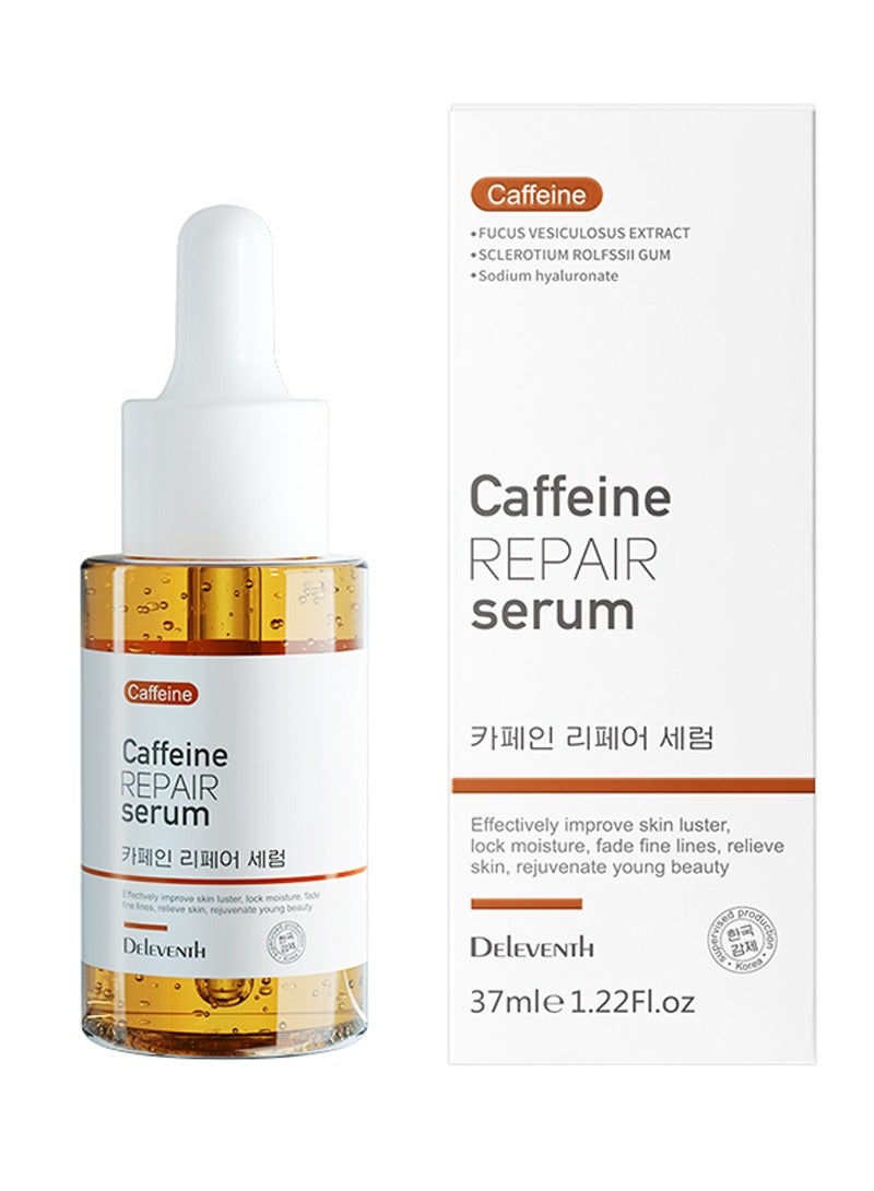 DEleventh Korean Brand Caffeine Repair Face Serum 37ml / with Natural Extracts, Anti-Aging, Reduce Puffiness, Deeply Hydrate, Improve Skin, Fade Fine Lines, Relieve and Revitalize Skin - Image 1