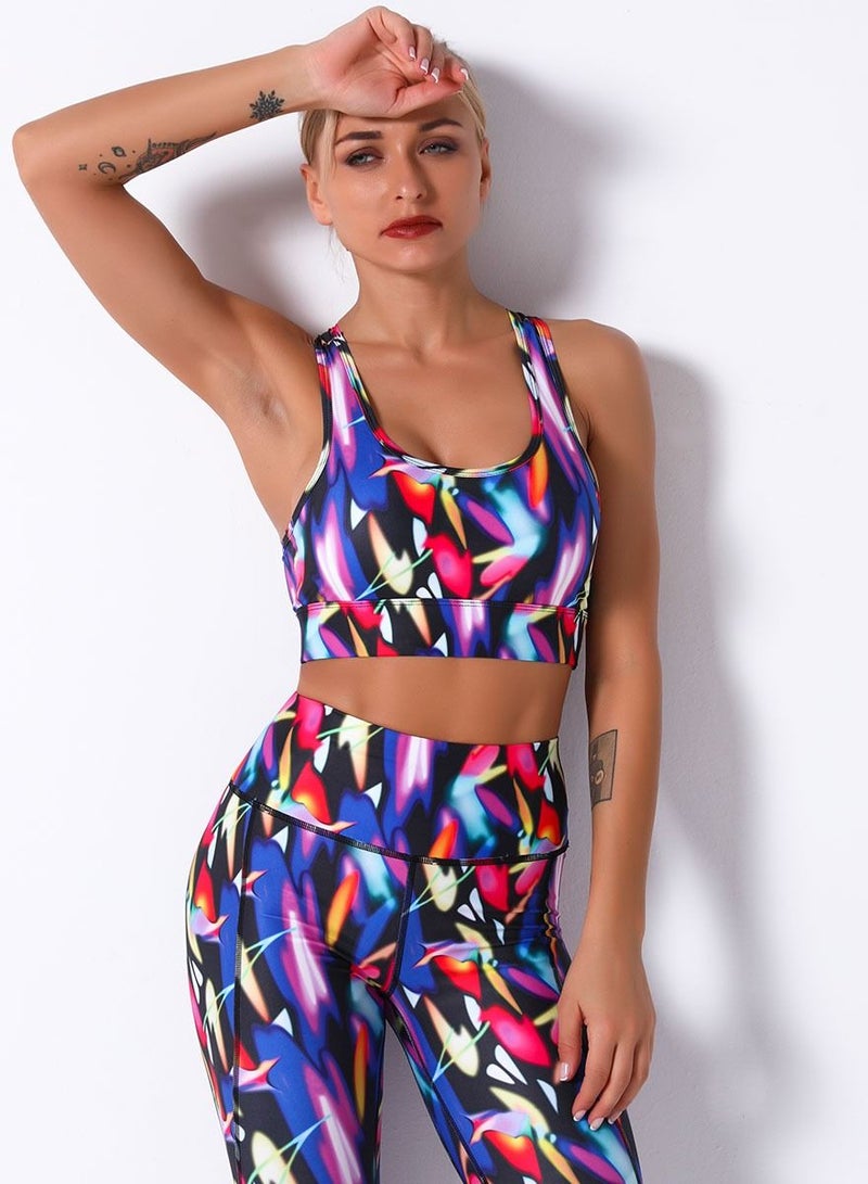 Loquat Women Quick Dry Breathable Yoga Bra Multicolour  - Image 1
