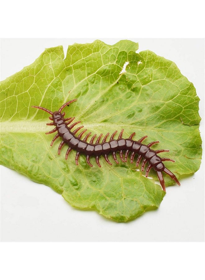 Wendy Mall 20Pcs/Set Imitation Insects Fake Centipede Toys Realistic Bugs Prank Joke Gift For April Fools Day Scary Mischief Halloween Party Decoration (M)  - Image 5