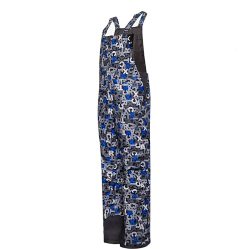 Arctix Kids Insulated Snow Bib Overalls Letter Toss Print Blue XSmall - Image 3
