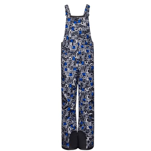 Arctix Kids Insulated Snow Bib Overalls Letter Toss Print Blue XSmall - Image 1