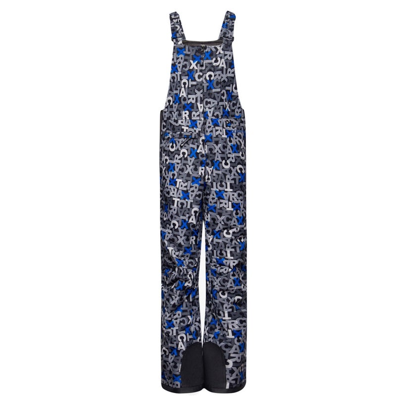 Arctix Kids Insulated Snow Bib Overalls Letter Toss Print Blue XSmall - Image 2