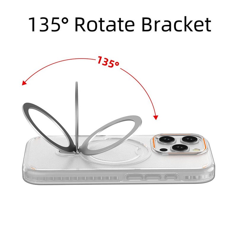 إيروريكس جراب هاتف ملون 2 في 1 مزود بحلقة MagSafe لهاتف iPhone 16 Pro (أخضر نعناعي) - Image 4