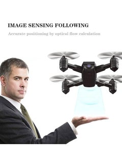 ELTRAZONE Mini Drone RC Drone Multifunctional P10 Follow Me, Gesture Control, Gesture Photo, Gesture Recording, Altitude Hold, One Key Lift, Route Planning & Auto Home Black  - Image 2