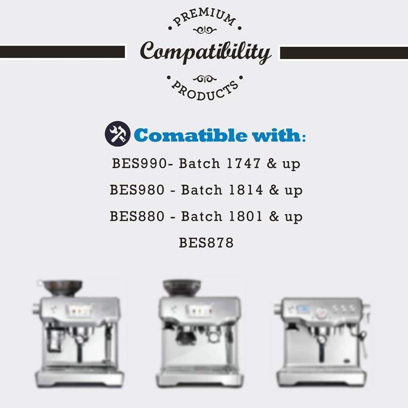 HIHIDAY 2 Pack Replacement Water Filter Compatible with Breville Sage Claro Swiss,Machines Barista Touch BES880, Barista Pro BES878,Oracle Touch BES990,Oracle BES980 (2) - Image 2