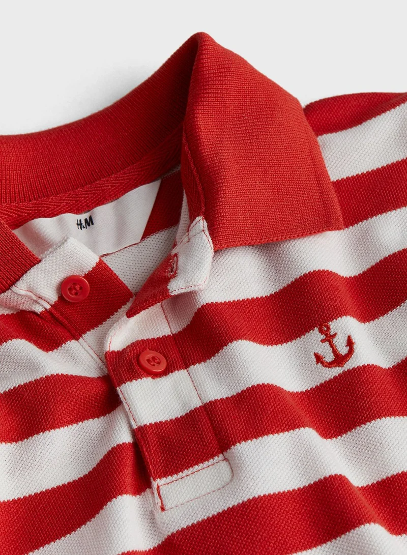 اتش اند ام Kids Striped Polo Shirt