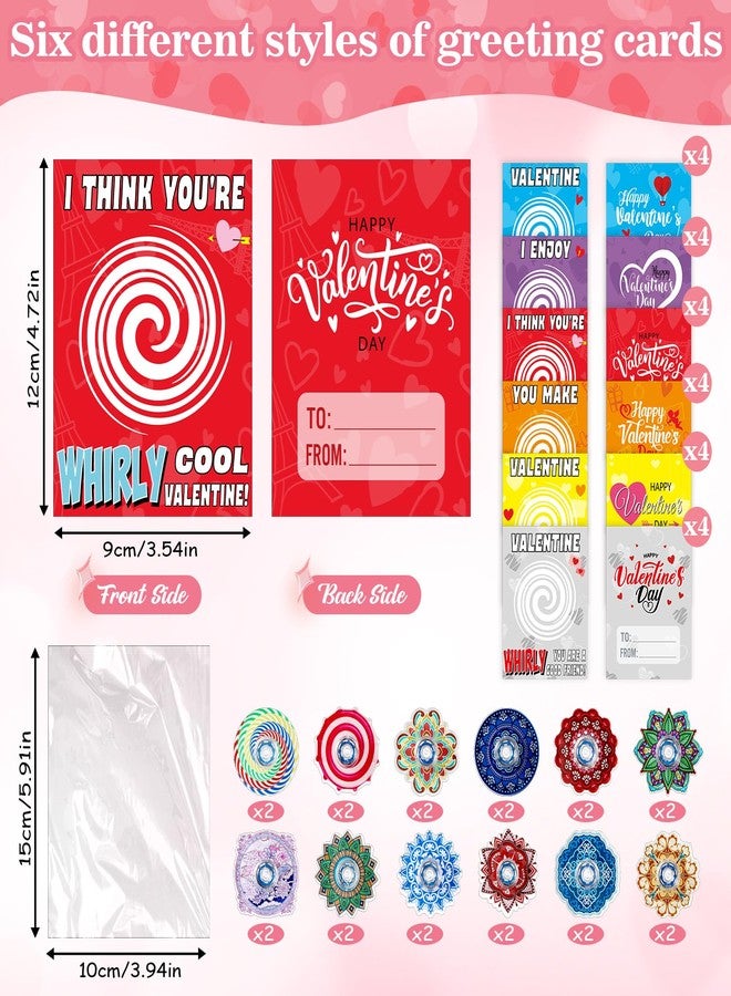 Civaner 24 Pack Fidget Spinners Bulk, Mini Fidget Spinner for Kids Toys Adults Classroom Prize for Autism ADHD Anxiety Toys Stress Relief Fidgets Classroom Prizes - Image 2