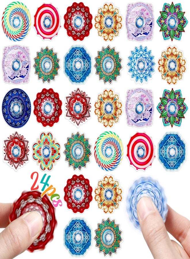 Civaner 24 Pack Fidget Spinners Bulk, Mini Fidget Spinner for Kids Toys Adults Classroom Prize for Autism ADHD Anxiety Toys Stress Relief Fidgets Classroom Prizes - Image 1