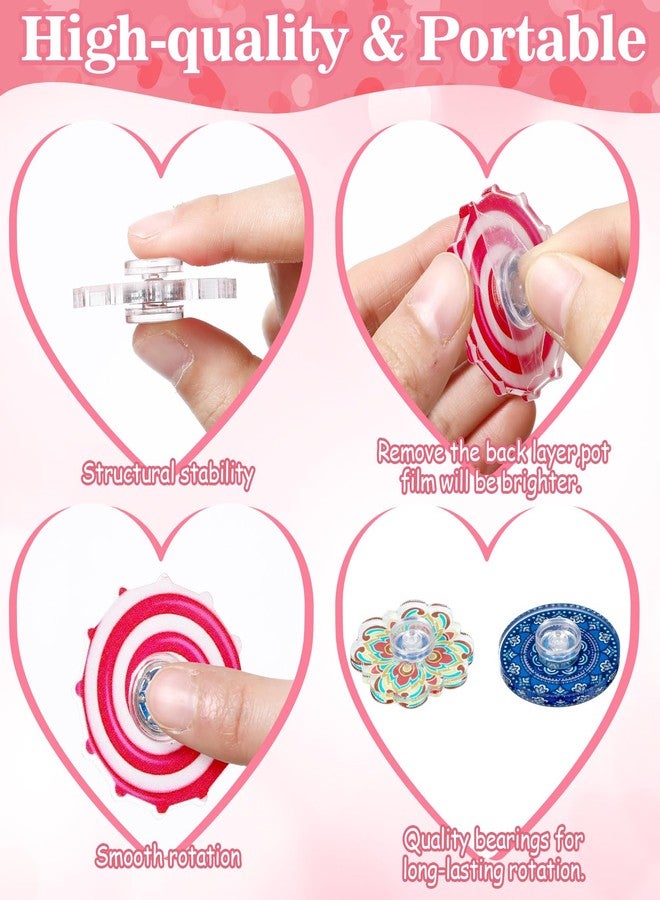 Civaner 24 Pack Fidget Spinners Bulk, Mini Fidget Spinner for Kids Toys Adults Classroom Prize for Autism ADHD Anxiety Toys Stress Relief Fidgets Classroom Prizes - Image 4