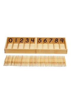 Elite Montessori Numbered Spindle Box With 45 Spindles  - Image 1