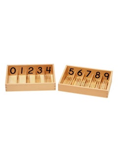 Elite Montessori Numbered Spindle Box With 45 Spindles  - Image 3