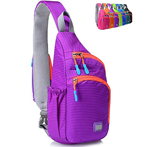 Peicees Small Sling Backpack Waterproof Unisex Shoulder Bag Chest Crossbody Daypack - Image 1