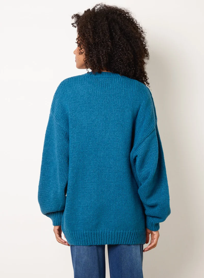 بلو فانيلا Daisy Large Flower Cardigan
