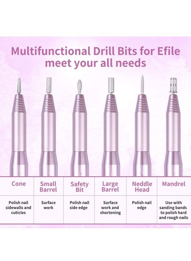 LINJIE Electric Nail Drill, Portable Electric Nail File For Acrylic Gel Nails,A Cordless Electric Nail Drill With Adjustable Speed， For Nail Drills Pedicure Tools And Nail Drills In Home Salons - Image 4