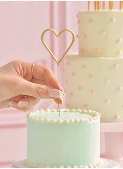 Wondercandle Rose Gold Heart Sparkler Candle  - Image 3