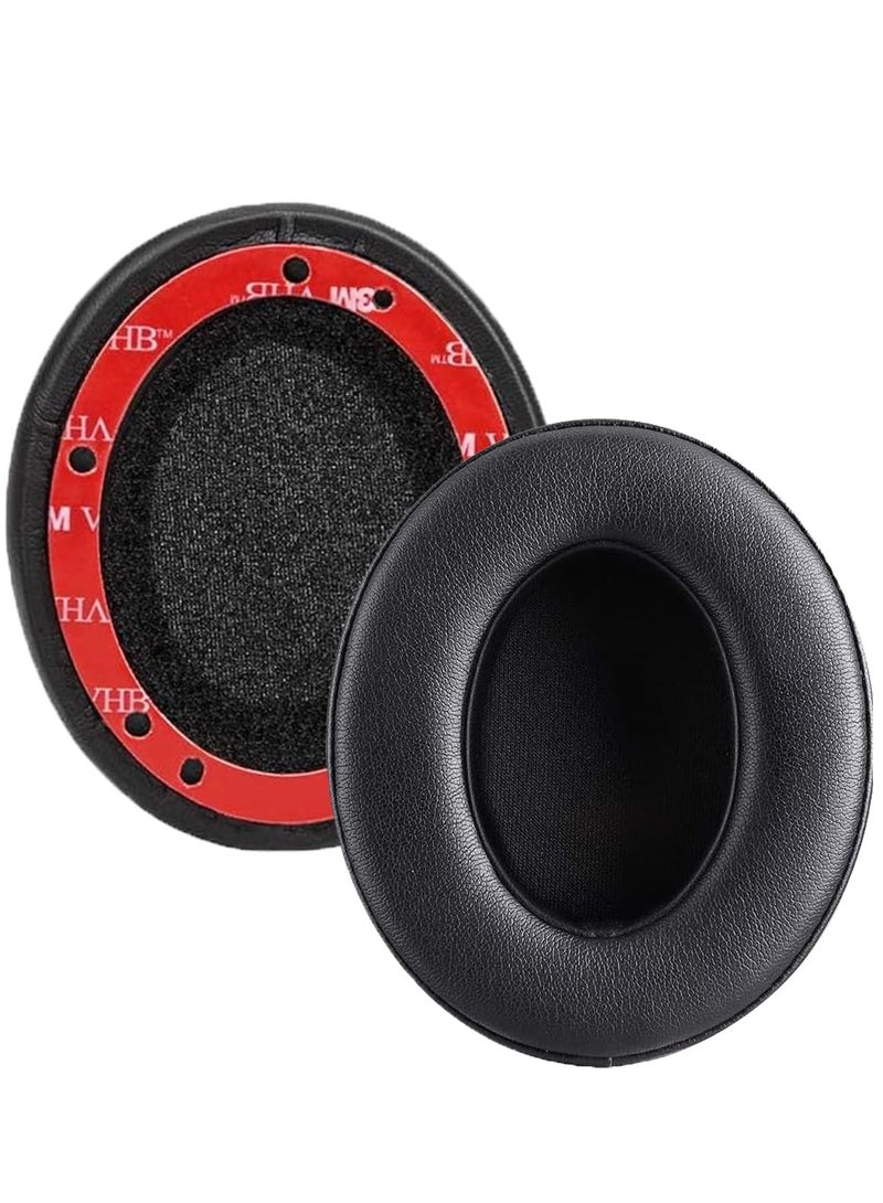 Replacement Ear Pads Cushions for Beats Studio 2 & Studio 3 Wired & Wireless Headphones Earpads with Soft Protein Leather Noise Isolation Memory Foam - (Black)  - Image 5