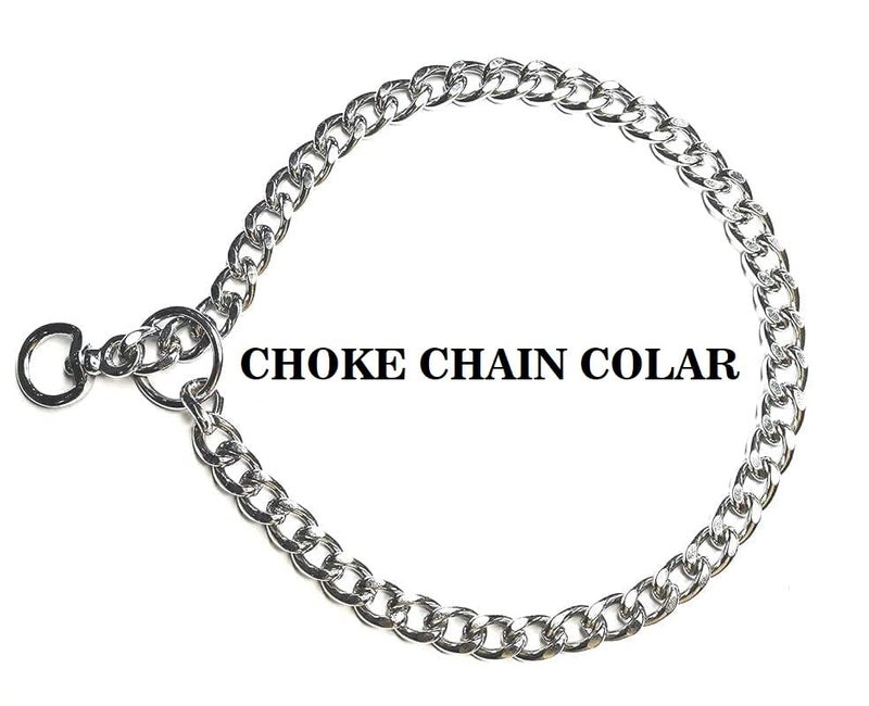 RoverPets Heavy Duty Cuban Choke Chain Collar, 4mm Extra Strong Steel Metal Links - Ideal for Big Breeds Like Rottweiler, Pitbull, Mastiff, Cane Corso, Doberman, Great Dane - 24 Inch (Large Size) - Image 4