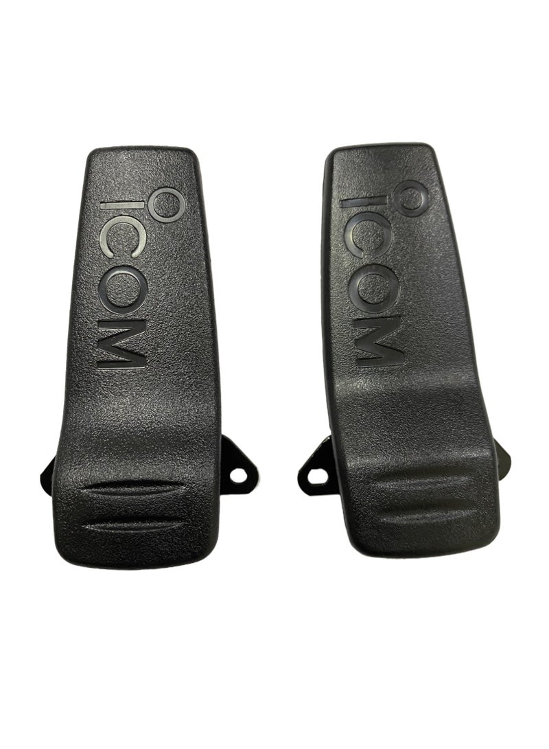 2 pieces Universal Belt Clip for Icom V8, V80, V82, V85 Two-Way Radios – Durable & Secure .  - Image 1