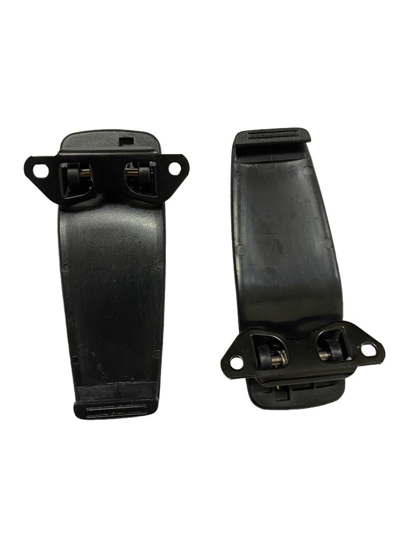 2 pieces Universal Belt Clip for Icom V8, V80, V82, V85 Two-Way Radios – Durable & Secure .  - Image 2