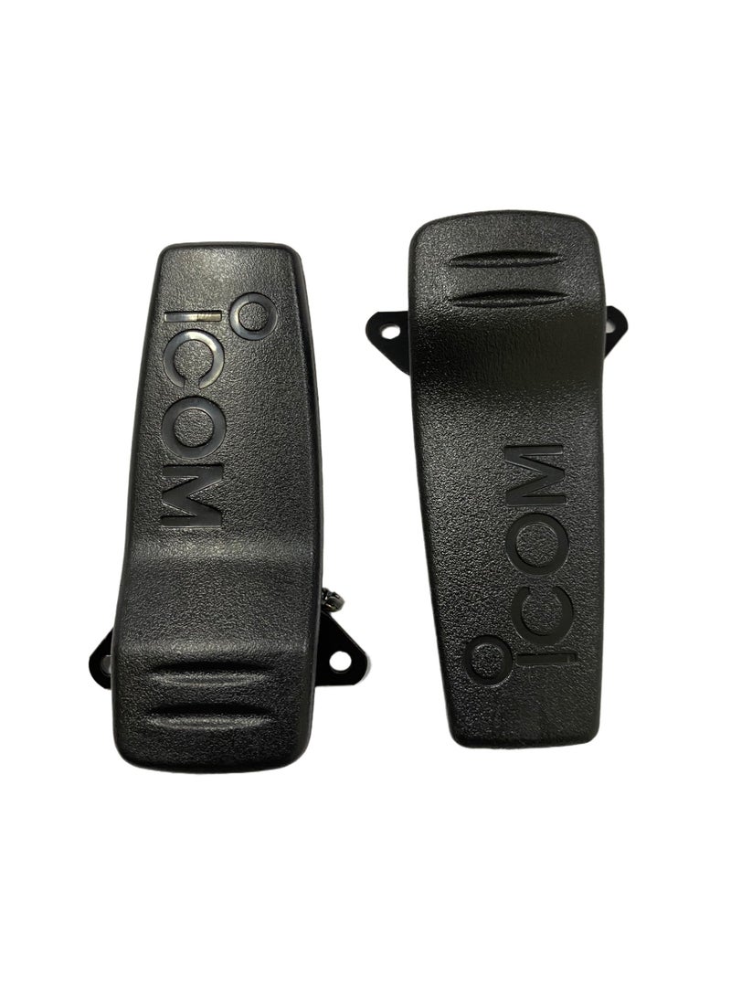2 pieces Universal Belt Clip for Icom V8, V80, V82, V85 Two-Way Radios – Durable & Secure .  - Image 3