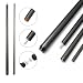 GAMESUN Carbon Fiber Pool Cue Stick128mm Tip Billiard Carbon Fiber cue 58 Tip Low Deflection Billiard Carbon Fiber cue with case Weight Adjustable Design 18OZ184OZ19OZ20OZ - Image 2