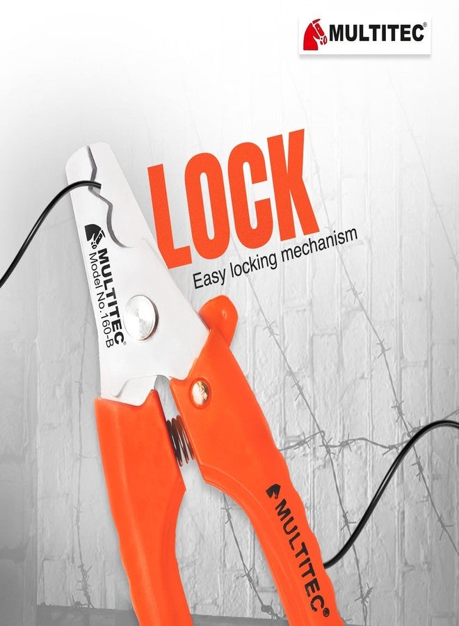 Multitec Industries Ltd MULTITEC 160-B Stainless Steel Wire Stripper & Cutter (2-in-1) – Heavy-Duty Electrical Wire Stripping and Cutting Tool up to 10 sq.mm with Ergonomic Handle - Image 4