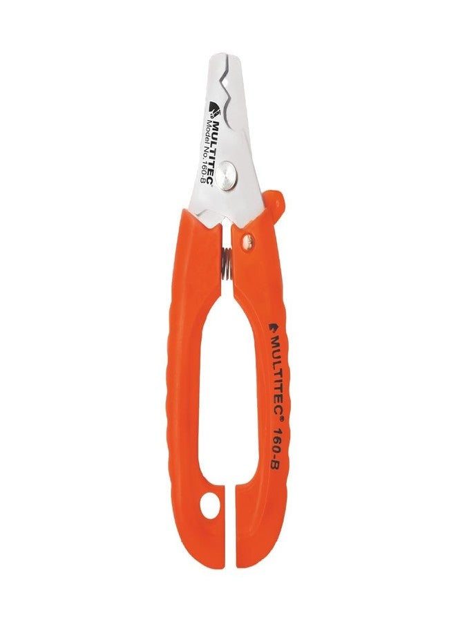 Multitec Industries Ltd MULTITEC 160-B Stainless Steel Wire Stripper & Cutter (2-in-1) – Heavy-Duty Electrical Wire Stripping and Cutting Tool up to 10 sq.mm with Ergonomic Handle - Image 1