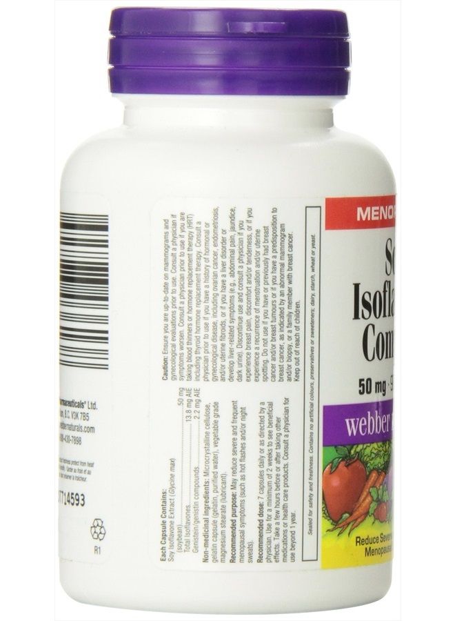 Webber naturals Soy Isoflavones 50mg 90 Capsules - Image 4