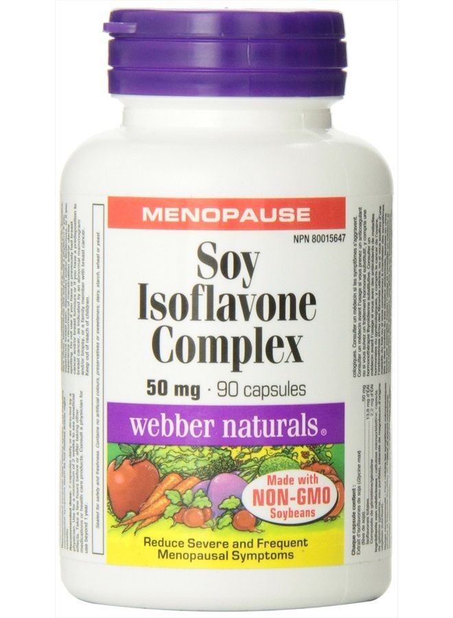 Webber naturals Soy Isoflavones 50mg 90 Capsules - Image 1