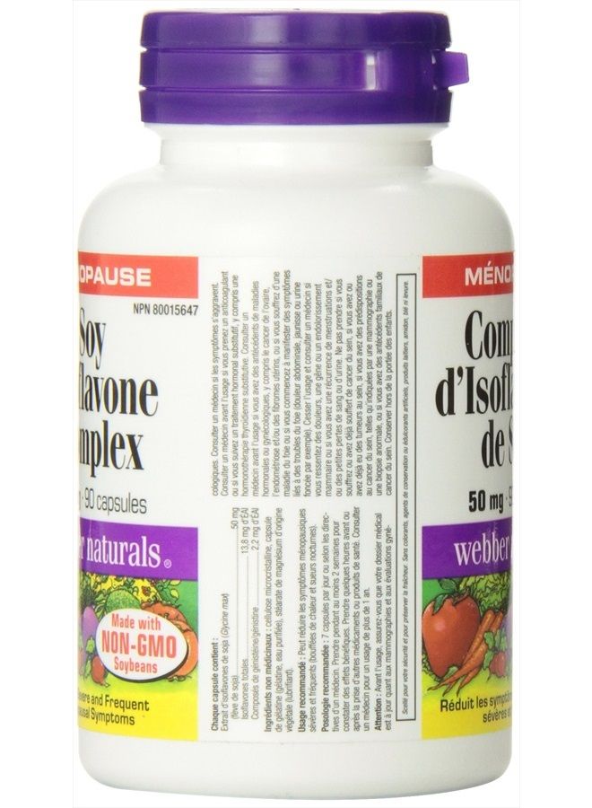 Webber naturals Soy Isoflavones 50mg 90 Capsules - Image 2