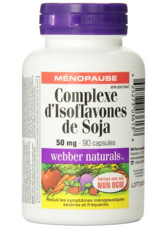 Webber naturals Soy Isoflavones 50mg 90 Capsules - Image 3