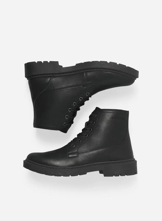 JACK & JONES High-Top Lace Up Boots